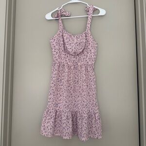 SHEIN Floral pink/purple dress